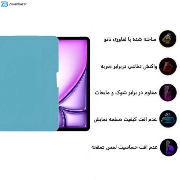 محافظ صفحه نمایش مات اپیکوی مدل Xundd paper-like مناسب برای تبلت اپل iPad Pro 13 2024 /Air 13 2024