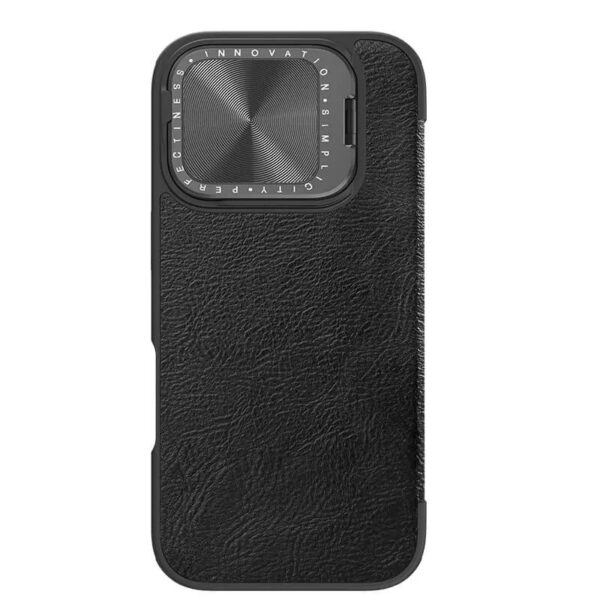 کیف کلاسوری نیلکین مدل Qin Prop Leather مناسب برای گوشی موبایل اپل iPhone 16 Pro Max