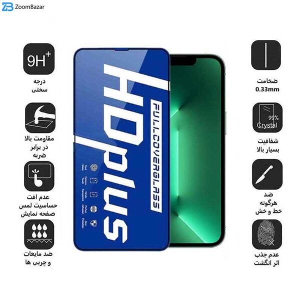 محافظ صفحه نمایش اپیکوی مدل HD Plus مناسب برای گوشی موبایل اپل 14 / iPhone 13 / 13 Pro