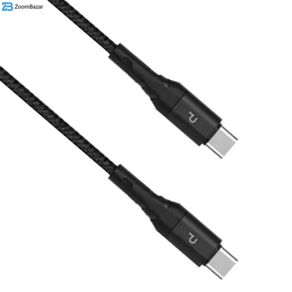 کابل USB-C پاوا مدل Nylon Braided PW-12BDCTOC طول 1.2 متر