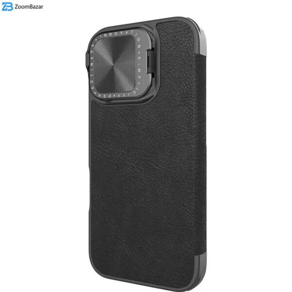 کیف کلاسوری نیلکین مدل Qin Prop Leather مناسب برای گوشی موبایل اپل iPhone 16