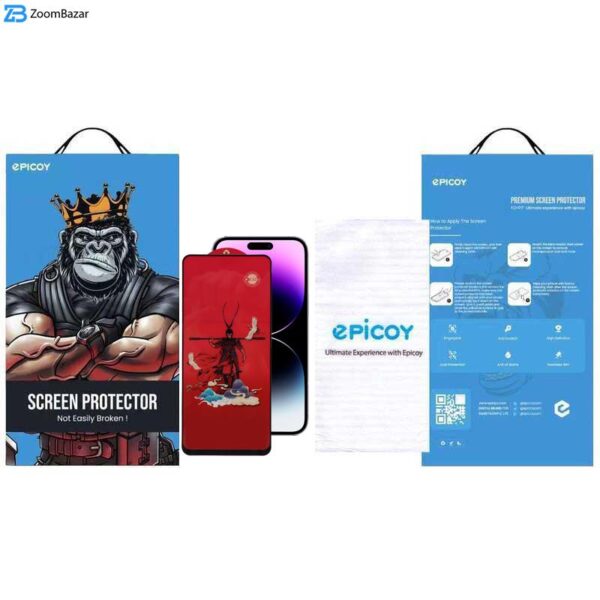 محافظ صفحه نمایش اپیکوی مدل Monkey King مناسب برای گوشی موبایل اپل iPhone 13/ 13 Pro/ 14