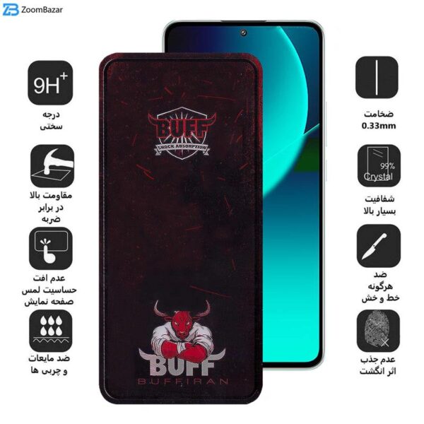 محافظ صفحه نمایش بوف مدل Muscle-Bull-G مناسب برای گوشی موبایل شیائومی 13T Pro / 13T / Redmi K60 Ultra