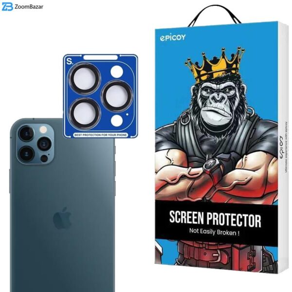 محافظ لنز دوربین اپیکوی مدل S Plus Lens مناسب برای گوشی موبایل اپل iPhone 12 Pro Max