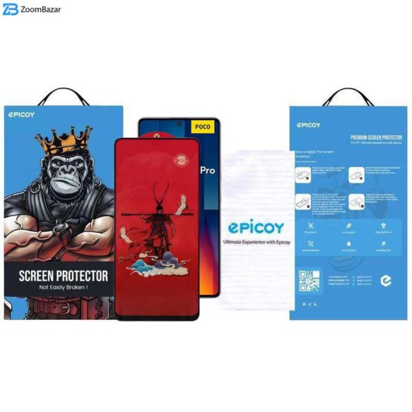 محافظ صفحه نمایش اپیکوی مدل Monkey King مناسب برای گوشی موبایل شیائومی Poco M6 Pro 4G/ X6 Pro 5G/ X6 5G/ X5 Pro/ X5/ X4 Pro 5G/ X3 Pro/ X3 NFC/ X3