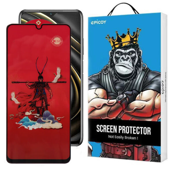 محافظ صفحه نمایش اپیکوی مدل Monkey King مناسب برای گوشی موبایل شیائومی Poco M3/Poco M2 Reloaded/Poco M2 4G