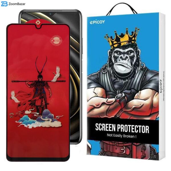 محافظ صفحه نمایش اپیکوی مدل Monkey King مناسب برای گوشی موبایل شیائومی Poco M3/Poco M2 Reloaded/Poco M2 4G