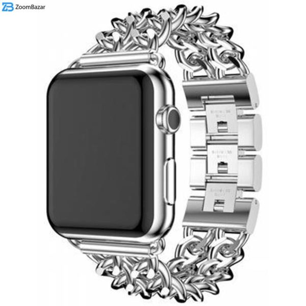 بند اپیکوی مدل Cartier Loop مناسب برای اپل واچ سری 1/2/3/4/5/6/7/8/SE سایز 38/40/41 میلی متری