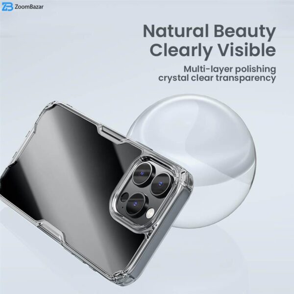 کاور نیلکین مدل Nature TPU Pro مناسب برای گوشی موبایل اپل iPhone 16 Pro