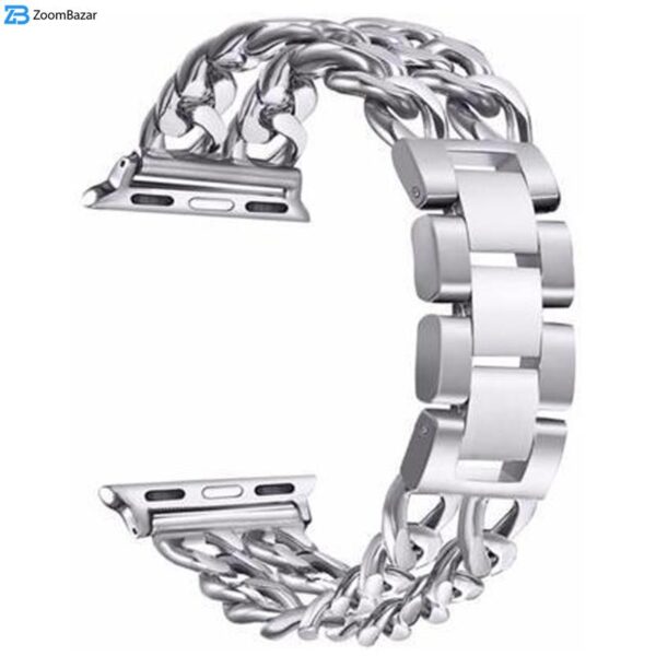 بند اپیکوی مدل Cartier Loop مناسب برای اپل واچ سری 1/2/3/4/5/6/7/8/SE سایز 38/40/41 میلی متری