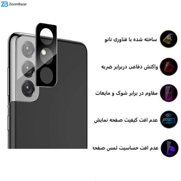 محافظ لنز دوربین اپیکوی مدل 3D-Power مناسب برای گوشی موبایل سامسونگ Galaxy S21 FE 5G