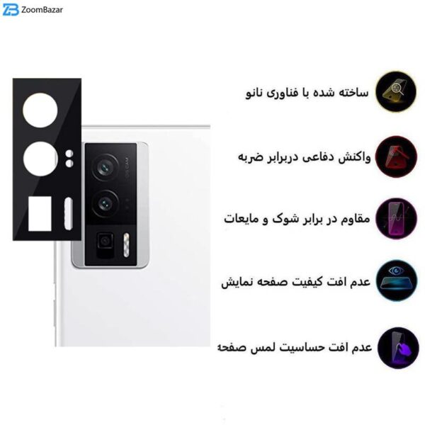 محافظ لنز دوربین اپیکوی مدل 3D-Power مناسب برای گوشی موبایل شیائومی Poco F5 Pro 5G