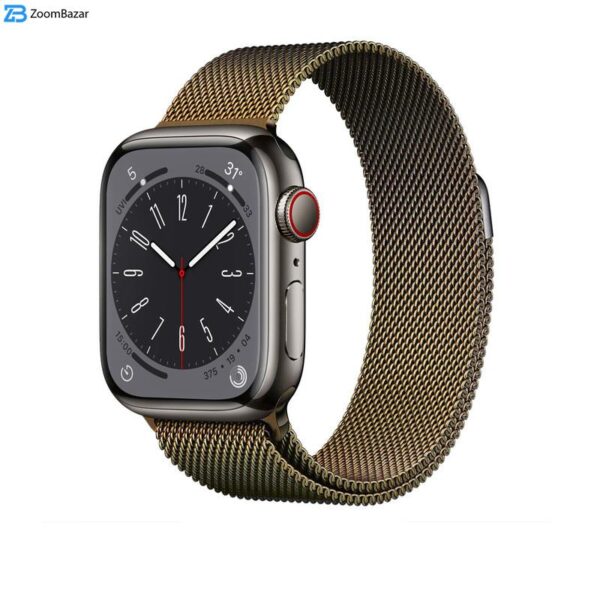 بند اپیکوی مدل Milanese Loop مناسب برای اپل واچ سری 1/2/3/4/5/6/7/8/SE/Ultra سایز 42/44/45/49 میلی متری