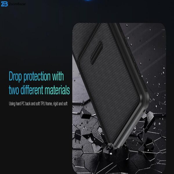 کاور نیلکین مدل Textured Fiber S Case مناسب برای گوشی موبایل هوآوی Mate 50 Pro