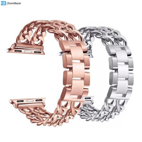 بند اپیکوی مدل Cartier Loop مناسب برای اپل واچ سری 1/2/3/4/5/6/7/8/SE سایز 38/40/41 میلی متری