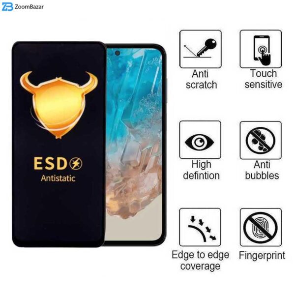 محافظ صفحه نمایش اپیکوی مدل Golden ESD مناسب برای گوشی موبایل سامسونگ Galaxy A55 / A35 / M35