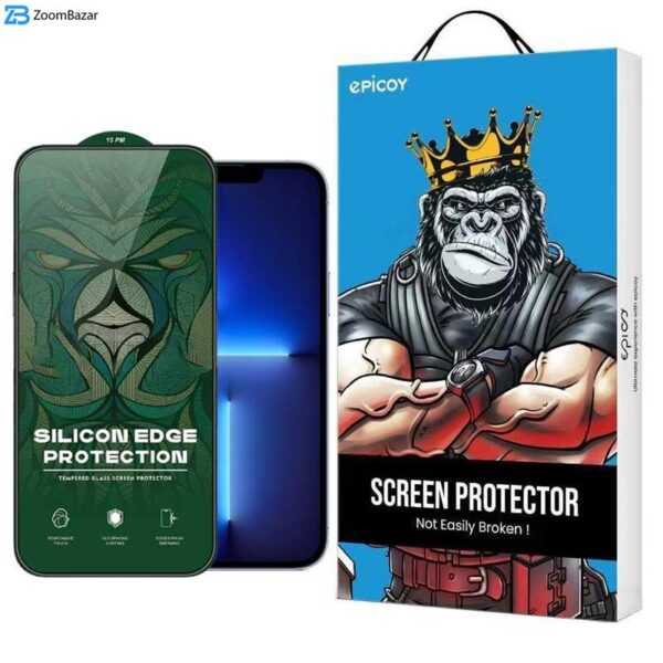 محافظ صفحه نمایش اپیکوی مدل Silicon Edges مناسب برای گوشی موبایل اپل iPhone 13 Pro Max