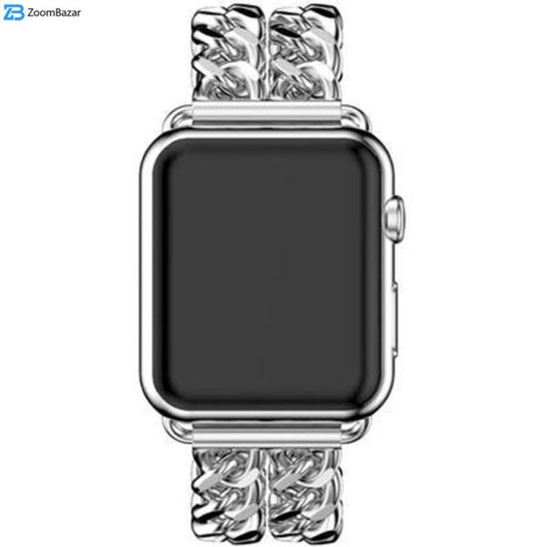 بند اپیکوی مدل Cartier Loop مناسب برای اپل واچ سری 1/2/3/4/5/6/7/8/SE سایز 38/40/41 میلی متری