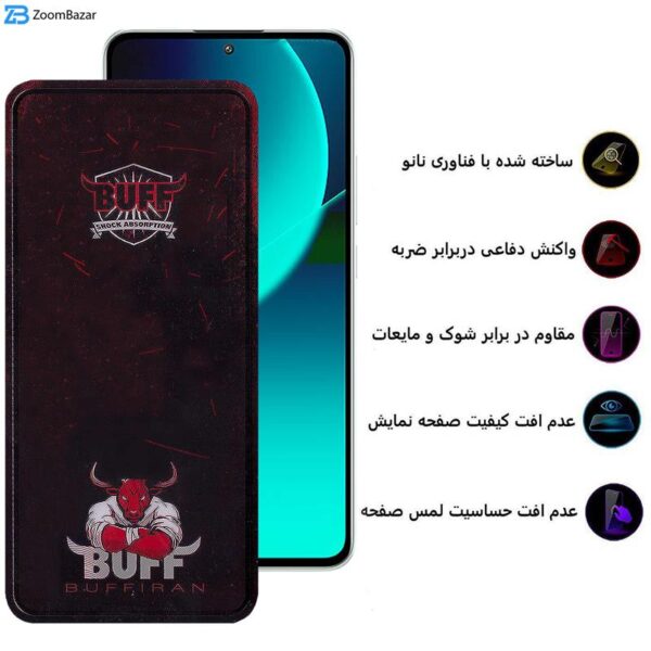 محافظ صفحه نمایش بوف مدل Muscle-Bull-G مناسب برای گوشی موبایل شیائومی 13T Pro / 13T / Redmi K60 Ultra