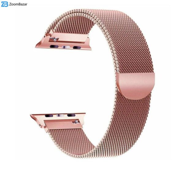 بند اپیکوی مدل Milanese Loop مناسب برای اپل واچ سری 1/2/3/4/5/6/7/8/SE/Ultra سایز 42/44/45/49 میلی متری