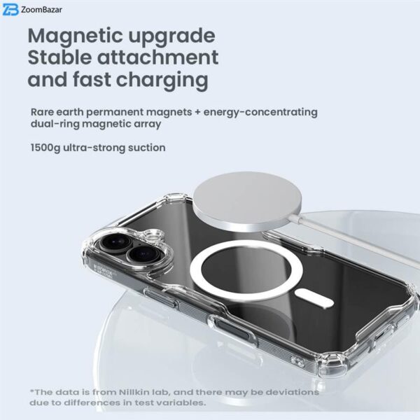 کاور نیلکین مدل Nature TPU Pro Magnetic مناسب برای گوشی موبایل اپل iPhone 16