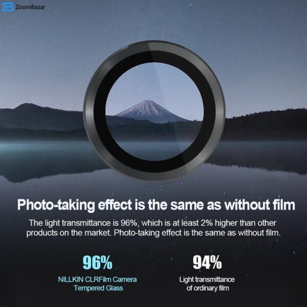 محافظ لنز دوربین نیلکین مدل CLRFilm مناسب برای گوشی موبایل سامسونگ Galaxy S24 Ultra