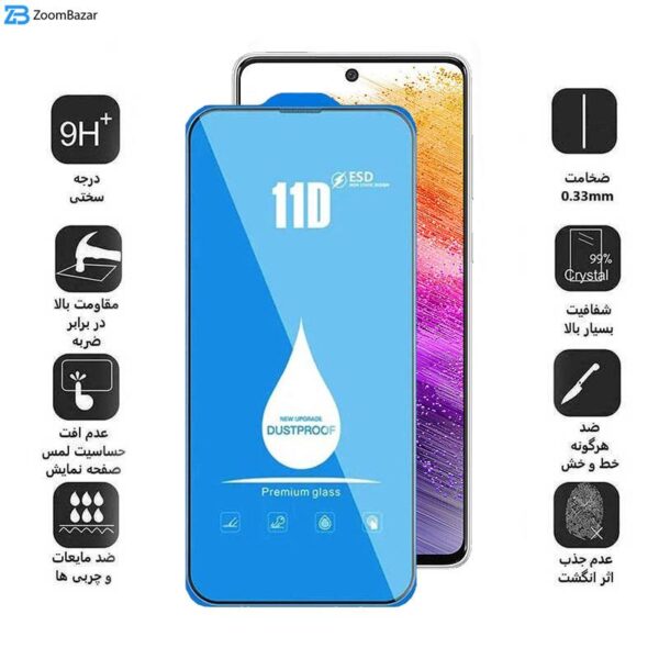 محافظ صفحه نمایش اپیکوی مدل Blue ESD مناسب برای گوشی موبایل سامسونگ Galaxy A73 5G/A72/A71/M54/M53/M52 5G/M51