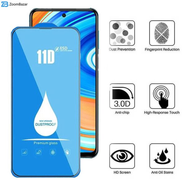 محافظ صفحه نمایش اپیکوی مدل Blue ESD مناسب برای گوشی موبایل شیائومی Redmi Note 9 Pro Max / Note 9 Pro 5G/ Note 9 Pro 4G (Global/India) / Note 9S