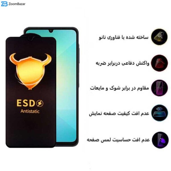 محافظ صفحه نمایش اِپیکوی مدل Golden ESD مناسب برای گوشی موبایل سامسونگ Galaxy A06/A06s/A05s/A05/F05