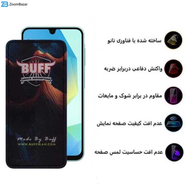 محافظ صفحه نمایش 5D بوف مدل Mountain مناسب برای گوشی موبایل سامسونگ Galaxy A16 5G/ A16 4G