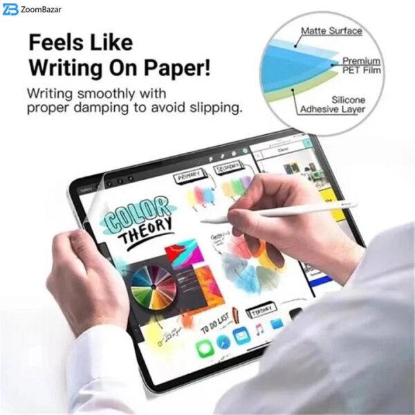 محافظ صفحه نمایش مات ژاند مدل -Paper like film مناسب برای تبلت اپل iPad 10.9 / Air 4