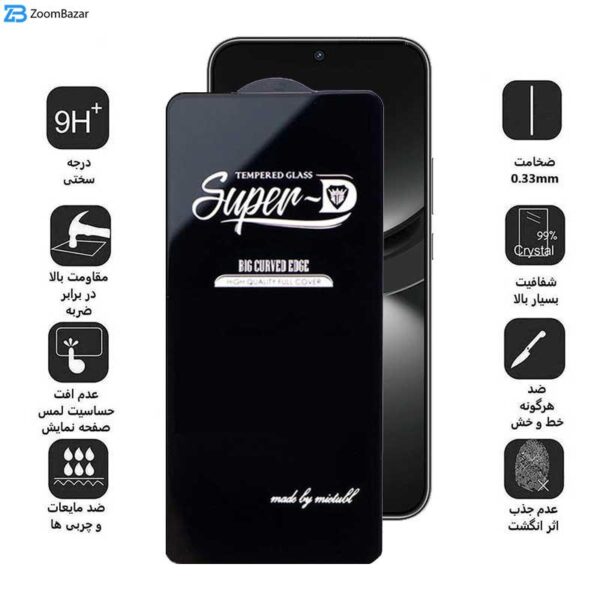 محافظ صفحه نمایش اپیکوی مدل Super 5D مناسب برای گوشی موبایل هوآوی Nova 12 / Nova 12 Lite / Nova 11 SE / Nova 10 SE