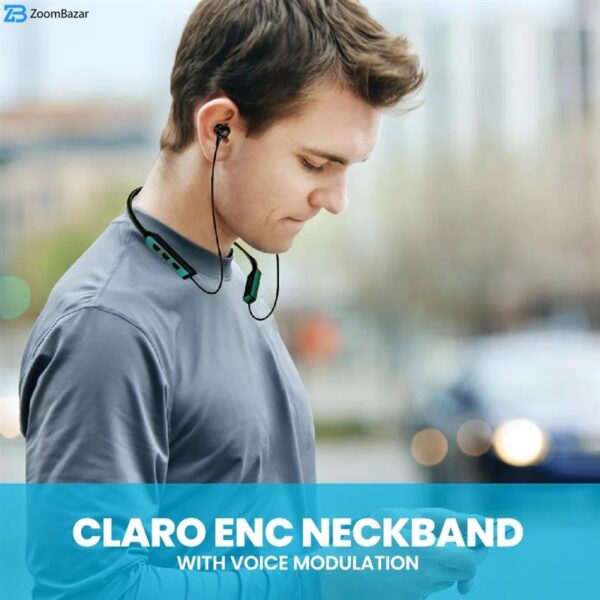 هدفون بلوتوثی پاوا مدل Claro ENC Neckband