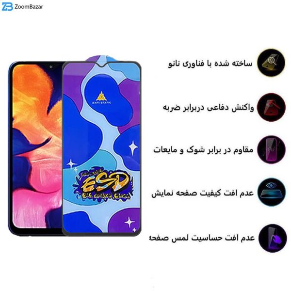 محافظ صفحه نمایش اپیکوی مدل Star ESD مناسب برای گوشی موبایل سامسونگ Galaxy A10