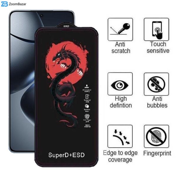 محافظ صفحه نمایش اپیکوی مدل Dragon ESD مناسب برای گوشی موبایل شیائومی 14T Pro / 14T / Redmi K70 Ultra