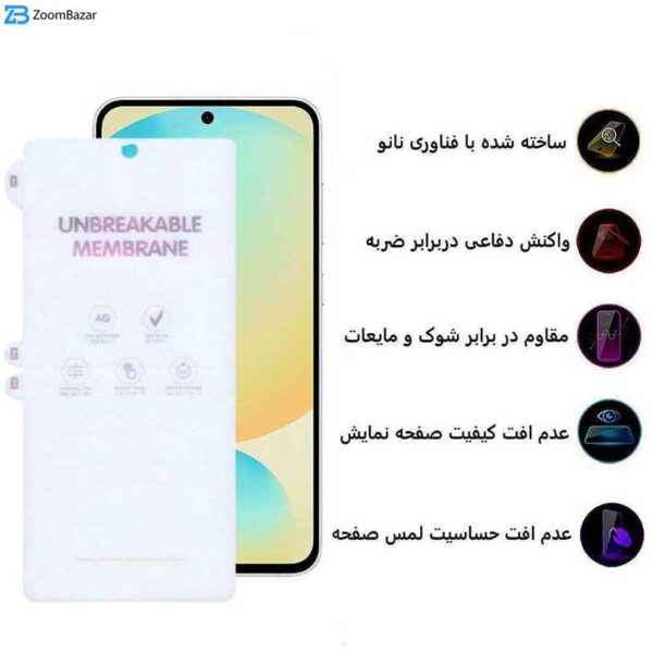 محافظ صفحه نمایش بوف مدل Hydrogel-Matte مناسب برای گوشی موبایل سامسونگ Galaxy S24 FE/ A55 / A35