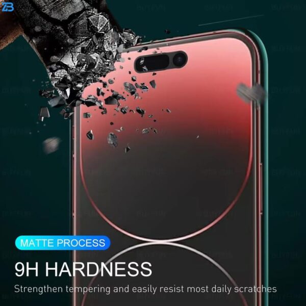 محافظ صفحه نمایش مات بوف مدل BullRun Matte Pro مناسب برای گوشی موبایل اپل iPhone 16 Pro Max