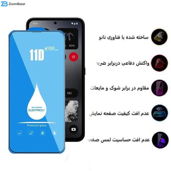 محافظ صفحه نمایش 11D اپیکوی مدل Blue ESD مناسب برای گوشی موبایل ناتینگ فون CMF 1