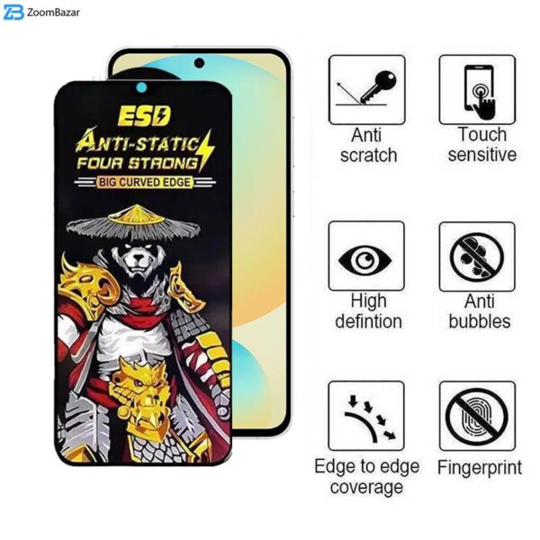 محافظ صفحه نمایش اپیکوی مدل Warrior ESD مناسب برای گوشی موبایل سامسونگ Galaxy S24 FE/ A55/ A35