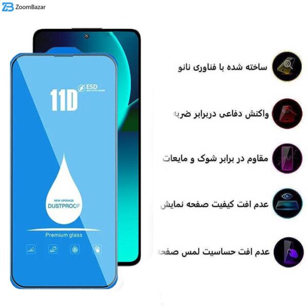 محافظ صفحه نمایش 11D اپیکوی مدل Blue ESD مناسب برای گوشی موبایل شیائومی 13T Pro/ 13T/ 12T Pro/ 12T/ 11T Pro/ 11T/ Mi 10T Lite 5G