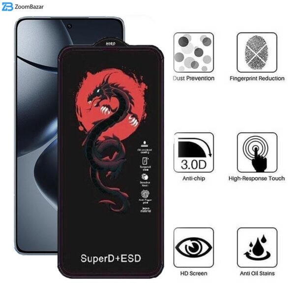 محافظ صفحه نمایش اپیکوی مدل Dragon ESD مناسب برای گوشی موبایل شیائومی 14T Pro / 14T / Redmi K70 Ultra