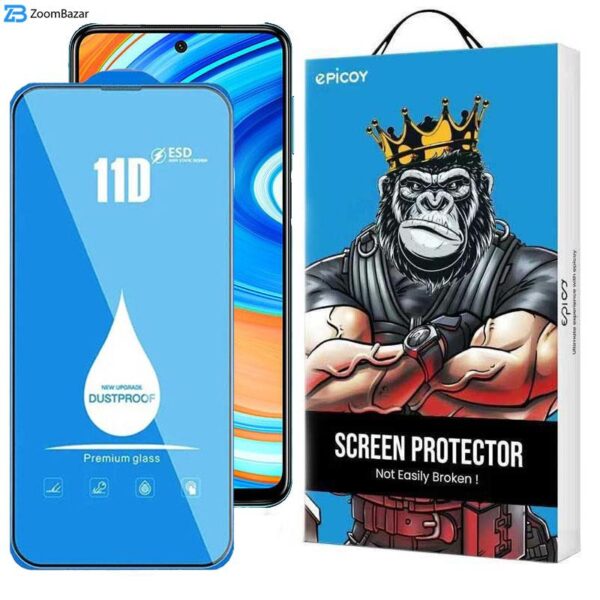 محافظ صفحه نمایش اپیکوی مدل Blue ESD مناسب برای گوشی موبایل شیائومی Redmi Note 9 Pro Max / Note 9 Pro 5G/ Note 9 Pro 4G (Global/India) / Note 9S