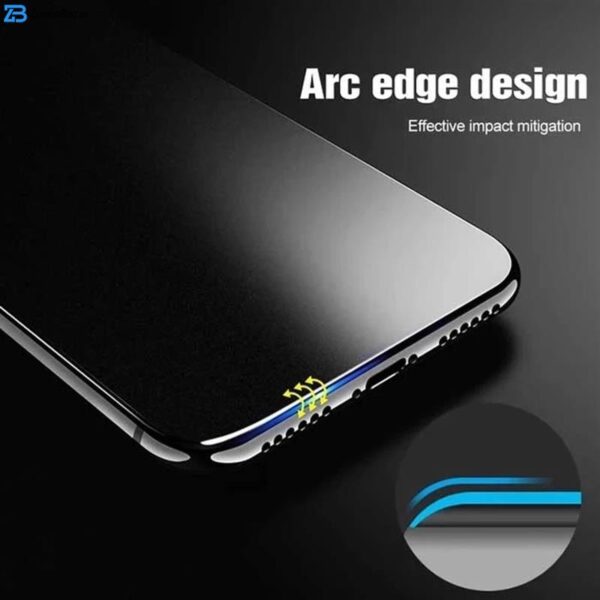 محافظ صفحه نمایش حریم شخصی اپیکوی مدل Silicon Edges Privacy مناسب برای گوشی موبایل اپل iPhone 16 / iPhone 15