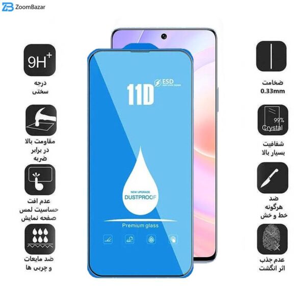 محافظ صفحه نمایش 11D اپیکوی مدل Blue ESD مناسب برای گوشی موبایل هوآوی Nova 9 SE/ Nova 10 SE/ Nova 11 SE/ Nova 12/ Nova 12 Lite/ Nova 12i/ Nova 12 SE/ honor 50 Se