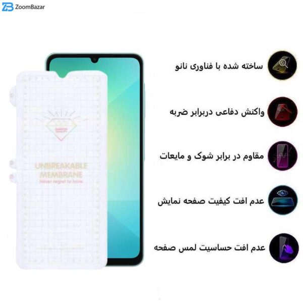 محافظ صفحه نمایش بوف مدل Hydrogel-G مناسب برای گوشی موبایل سامسونگ Galaxy A06/A06s/A05s/A05/F05