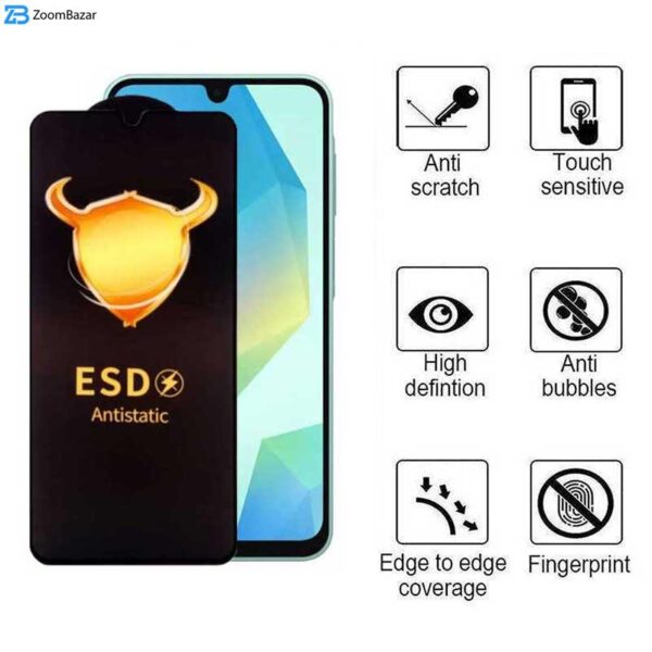 محافظ صفحه نمایش اِپیکوی مدل Golden ESD مناسب برای گوشی موبایل سامسونگ Galaxy A16 5G/ A16 4G