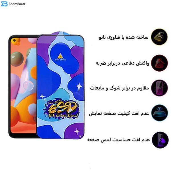 محافظ صفحه نمایش اپیکوی مدل Star ESD مناسب برای گوشی موبایل سامسونگ Galaxy A11 / M11