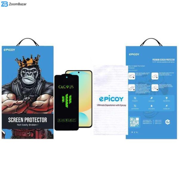محافظ صفحه نمایش اپیکوی مدل Cactus مناسب برای گوشی موبایل سامسونگ Galaxy S24 Fe/ A55/ A35