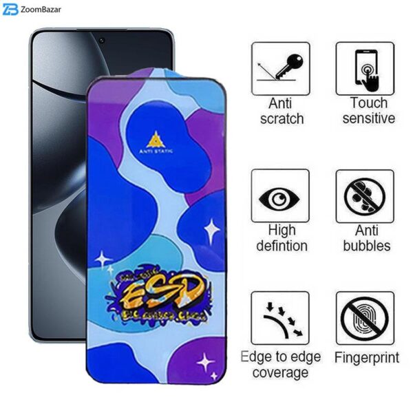 محافظ صفحه نمایش اپیکوی مدل Star ESD مناسب برای گوشی موبایل شیائومی 14T Pro / 14T / Redmi K70 Ultra