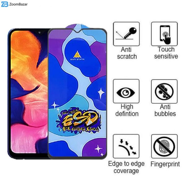 محافظ صفحه نمایش اپیکوی مدل Star ESD مناسب برای گوشی موبایل سامسونگ Galaxy A10